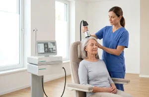 Transkranialna stimulacija za izboljšanje spomina pri starejši pacientki v sodobni klinični ordinaciji